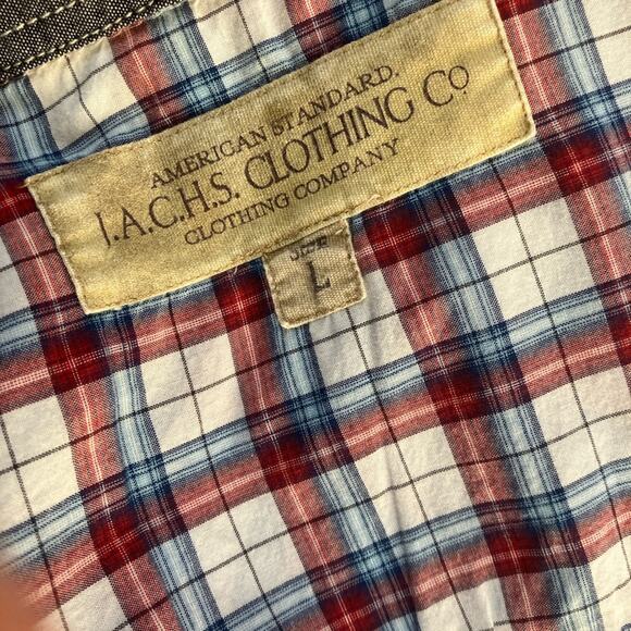 Western Pearl Snap long sleeve shirt by Z.A.C.H.S. Clothing Co large - Picture 2 of 10